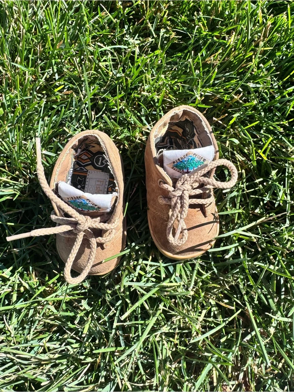 Vintage Fisher-Price Outdoor Brigade Suede Baby Boots Size 1 1994